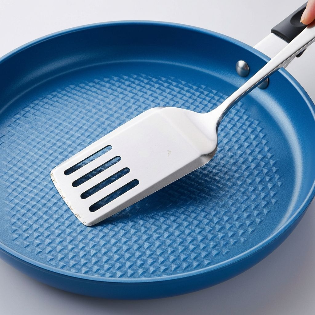 Metal Utensil Safe Blue Diamond Pan